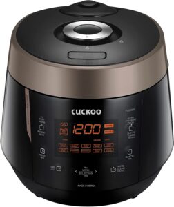 CUCKOO CRP-P0609S | 6-Cup (Uncooked) Pressure Rice Cooker